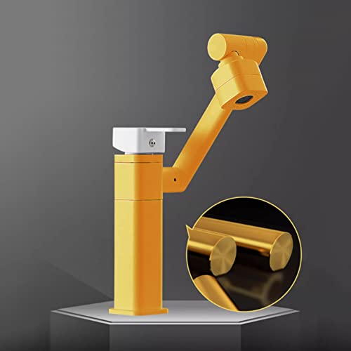 Mitigeur de lavabo haut de gamme blanc à commande multidirectionnelle - 3