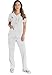 Dickies EDS Essentials Scrubs, V-Neck Womens Tops with Four-Way Stretch and Moisture Wicking Plus Size DK615, 3XL, White