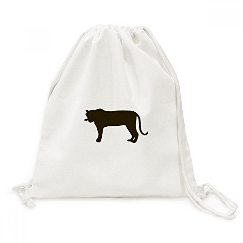 Sac de shopping tigre noir pour remplacer les sacs plastiques jetables