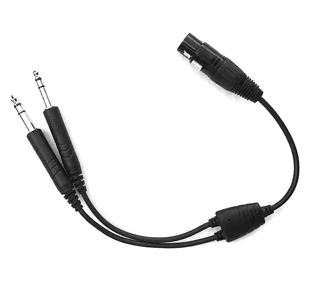 Crystal Pilot Female XLR5 to General Aviation Adapter