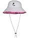 Tuga Girls Reversible Bucket Sun Hat (UPF 50+), Blossom Pink, X-Large