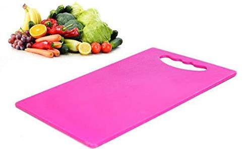 Image of MBM Premium Super Quality Unbreakable ABS Free Kitchen Chopping Cutting Board Vegetable and Fruit Chopping and Cutting with Handle