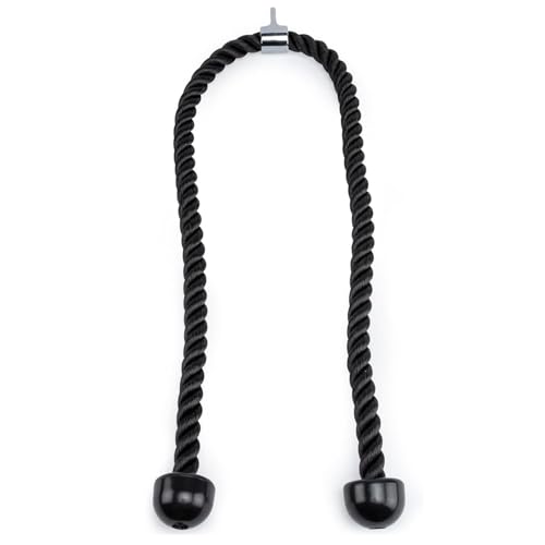 Longue corde à tirer vers le bas pour triceps et machine à câble 137 cm