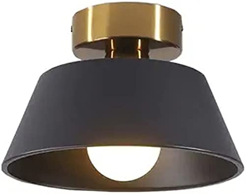 Luces de malla E27 WQHPLMD con escultura de hierro y techo de electroplata para balcones