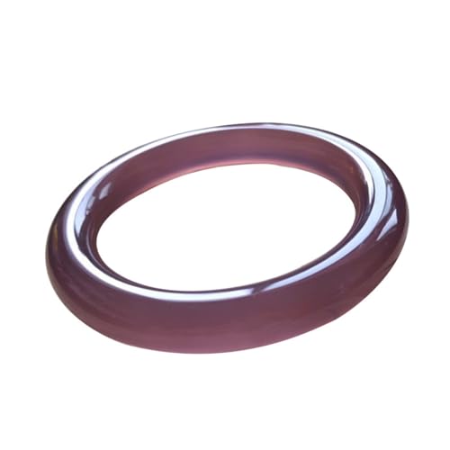 Bracelet en calcédoine violette impériale du Brésil authentique