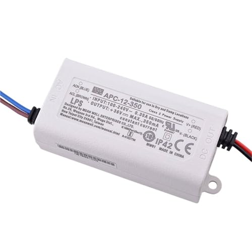 Pilote LED 350mA APC-12-350 pour intégration dans spots de plafond