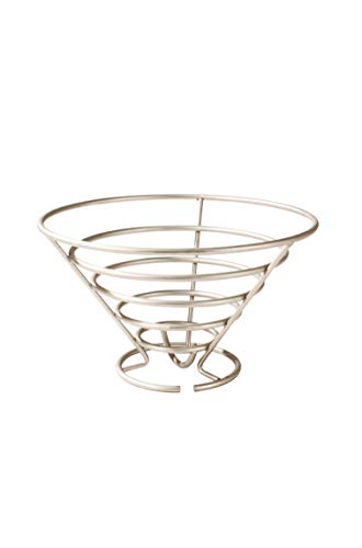 Spectrum Euro Large Bowl Basket For Table Display Storage Of Fruit Vegetables And More, Satin Nickel #TOP1