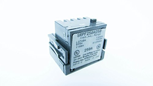 General Electric GESRPF250A250 GE SRPF250A250 250A Rating Plug, Black