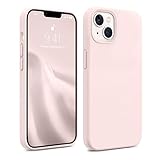 AOTESIER Magnetic for iPhone 13 Case, [Compatible with MagSafe][Military Shockproof Protection] Food Grade Silicone Case with Soft Anti-Scratch Microfiber Lining, 6.1 inch, Chalk Pink