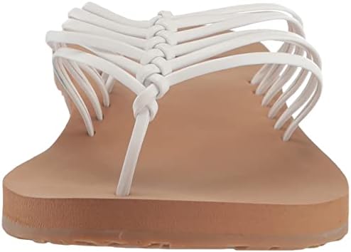 Roxy Women's Jasmine Flip Flop Sandal, White, 7 | Image 1