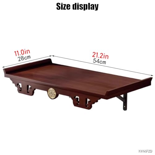 Table d'autel de méditation en bambou pour coin prière bouddhiste zen - 2