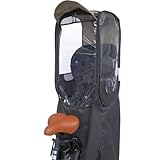 Airbike 子供乗せ 自転車 レインカバー 後ろ チャイルドシートカバー (カーキ)