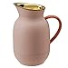 Stelton Thermoskanne Amphora, Kunststoff, Farbe: Pfirsich, 1l
