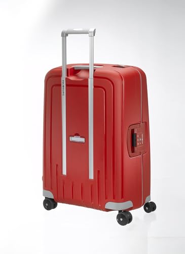 Samsonite S'Cure - Spinner M Koffer, M (69 cm), 79 L, Rot (Crimson Red)
