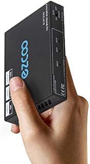 HDMI Splitter 1x2 4K 60Hz 4:4:4 HDR Atmos 1080P 120Hz CEC SPDIF 5.1ch Audio Extractor - HDMI Down Scaler 4K 1080P Sync,Firmware Upgrade HDMI2.0 Splitter 1 in 2 Out HDCP2.2 18Gbps for PS5, Slim SP12