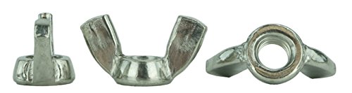 Image of Stainless 3 /8-16 Wing Nut, Coarse Thread 304 Stainless Steel, 25 Pieces (3 /8-16 Wing NUT)