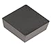 Dorian Tool HP-High Performance 11 Degrees ANSI Tungsten Carbide Molded Positive Turning Insert, DNU25GT, Uncoated (Bright) Finish, SPG Style, UEN Chipbreaker, SPG-422-UEN, 1/8" Thickness, 0.031" Nose Radius (Pack of 10)