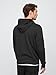 GAP mens Logo Hoodie Zip Sweatshirt, New Charcoal Grey, Large US