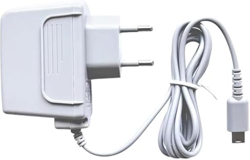 Caremore - Cargador para Nintendo 3DS/3DS XL, 2DS, DSi/DSi XL, New 3DS - Adaptador de Alimentación Portátil para Recarga de Consolas de Juegos, 1,1 m (Gris) | Ya disponible en tu tienda friki favorita! En mundofriki.es!