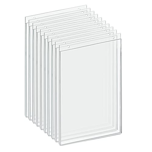 Azar Displays 162716 7-Inch Width by 11-Inch Height Wall U-Frame