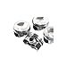 4x 06H107065AM Standard Engine Pistons Rings 82.51mm 21mm Compatible For VW G TI Passat Audi A3 a4 a5 q5 2.0 TFSI EA888