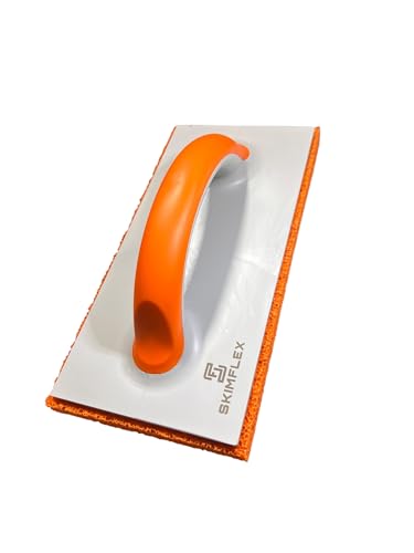 Plastering Sponge Float Medium Texture 240x280mm Skimflex Soft Grip Handle for Rendering Skimming Finishing Also in Fine Texture