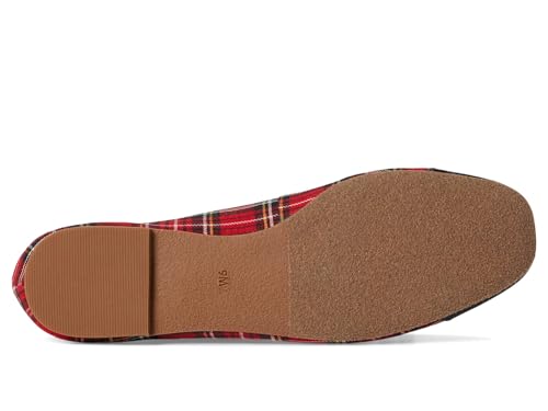 Jack Rogers Women's Kenlyn Cap Toe Ballet-Plaid/Patent Flat3