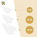 R-kay 6 Pack Angled Clear Serving Bowls - Small Plastic bowls 6 oz - Premium Plastic Serving Bowls Heavy Duty For Weddings Catering, parties, And All Occasions (Clear, Small)