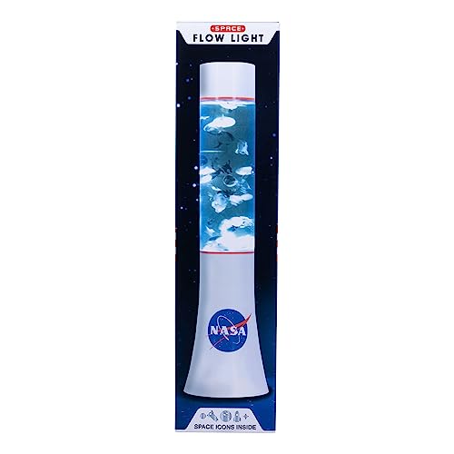 Image of Fizz Creations NASA Inspired Space Flow Light. 13.2 inches Tall Mood Light Featuring Foil Space Icons. USB Powered with Included Cable. NASA Space Inspired Merchandise