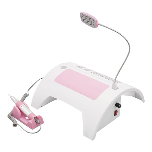 5 in 1 Manicure Machine,Nail Drill for Polishing,Timing Drying Nail Gel Machine,LED Desk Lamp for Nail Salon and Home Use