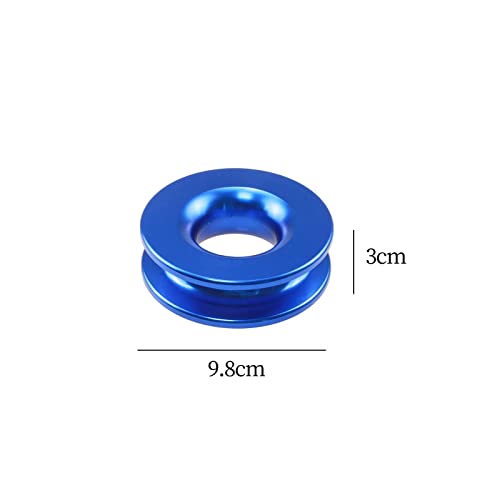 Winch Snatch Recovery Ring, Recovery Ring Winch Accessories For Soft Shackle Atv Utv Suv, Blue Ring #TOP3