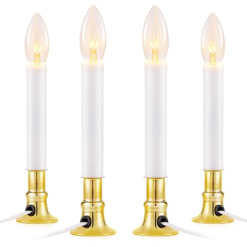 Tobusa GY-C-10.6-U-A29 4 Pack Christmas Electric Window Candle Lights cover