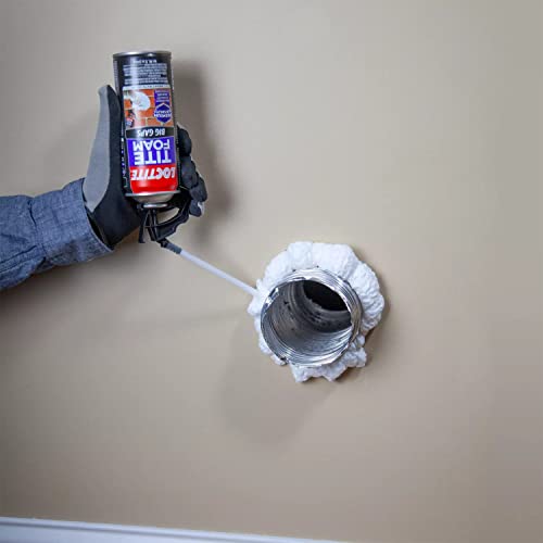 Loctite Tite Foam PU sealant(White), Expanding Foam for large gaps filling, keeps dust and pests aways, DIY dries fast, waterproof no shrinkage easy application doors PVC pipe bathroom, AC ducts 340g (Image - 5)