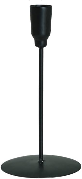 Slender Minimalist Candle Holder, Clean Lines, Enhances Space Exquisiteness(Tea Candle Holder Medium Size Black)