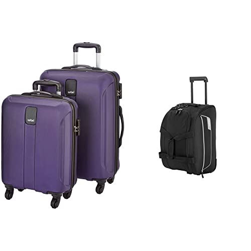 Image of Safari Thorium Sharp Anti-Scratch Combo Set of 2 Small, Medium Polycarbonate Check-in 4 Wheel Hard Suitcase