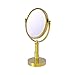 Allied Brass TR-4/2X-PB Table Mirror with 2X Magnification, Polished Brass
