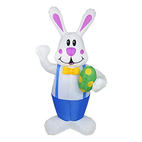 Conejo inflable de jardín en material resistente al agua de alta calidad 2