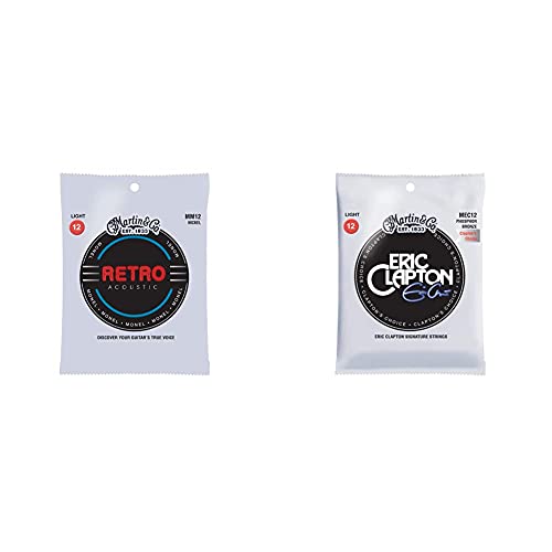 MARTIN Cordes Retro monel Light & Cordes Clapton phosphore bronze Light - Les Beatles, Paul McCartney, John Lennon, RIngo Starr, George Harrison MARTIN Cordes Retro monel Light & Cordes Clapton phosphore bronze Light