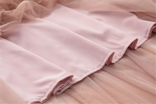 Women Spring Summer Tulle High Waist Elegant Midi Long Skirt Sweet Casual Mesh Tutu Skirts3