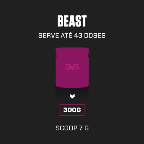 3VS Nutriton Combo 2X Pré Treino Beast 300g Sabor Uva