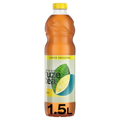 Refresco de té limón sabor original sin azúcar Fuze tea botella 1.5 l