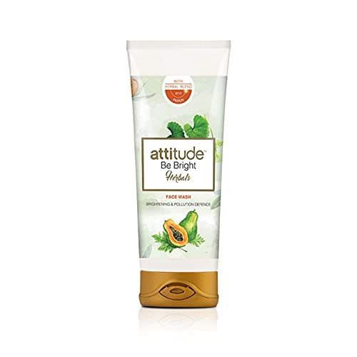 Image of Amway Attitude Be Bright Herbals Exfoliating Face Wash, 100ml Pack
