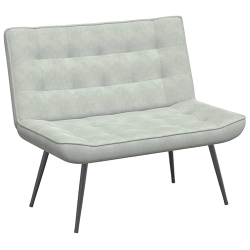Sofá pequeño de terciopelo para un dormitorio elegante y salón 2