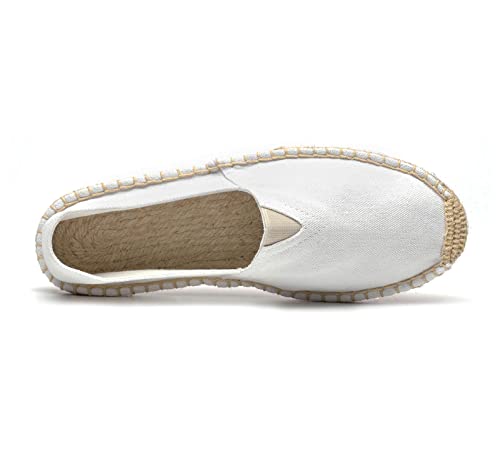 Image of Mintzice Men's Solid Comfortable Slip on Canvas Espadrilles Flat