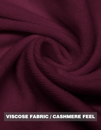 PULI Women Soft Knit Poncho Lightweight Travel Shawl Cape Versatile Ponchos Sweater4