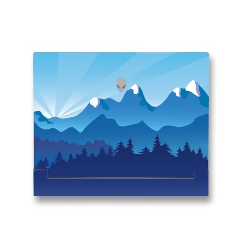 Image of MightySkins Skin Compatible with Alienware X14 R2 (2023) Full Wrap Kit - Blue Mountains | Protective, Durable, and Unique Vinyl Decal wrap Cover | Easy to Apply & Change Styles | Made in The USA