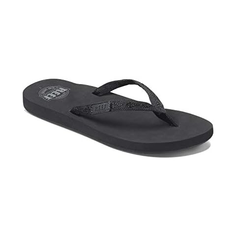 Reef Ginger Women's Flip Flops, Black Cover