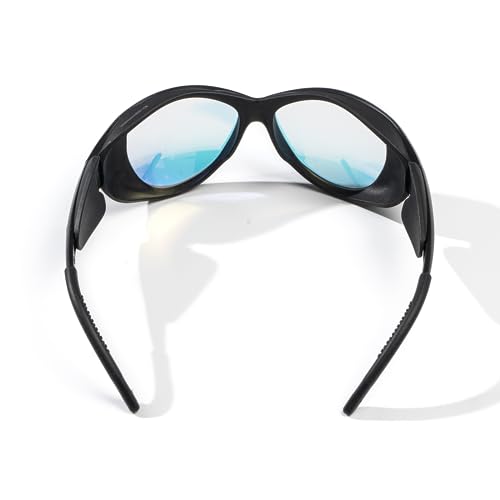MCWlaser CO2 Laser Schutzbrille 10600nm 10.6um OD5+ Safety Glasses Goggles Reflektierende Art CO2 Laser Brille Für CO2 Lasergravur Cuttinge Beauty Treatment Instrument EP-25 Stil B