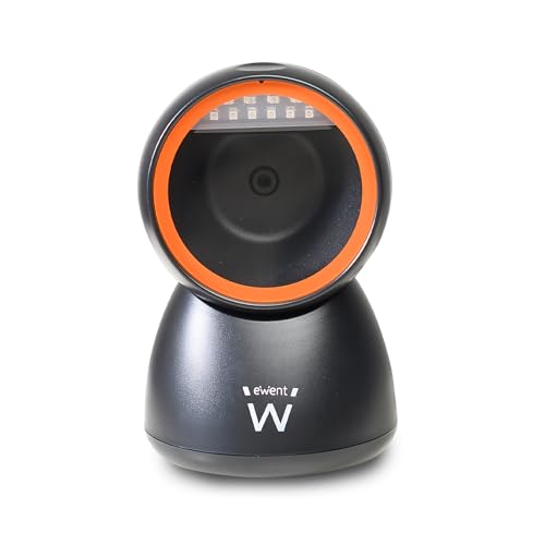 Ewent Ew3450 Lector De Códigos De Barras 1D/2D/Qr Manos Libres Negro