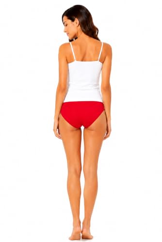 Image of Women's & Girls' Cotton Soft Stretchable Hipster Panties | Breathable Everyday Underwear | Full Coverage Mid-Rise | Skin-Friendly Innerwear | Multicolor Pack of 3